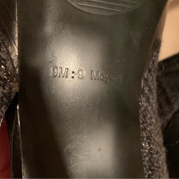 Marc Fisher Plaid Peep Toe Heels Pumps - Picture 7 of 7